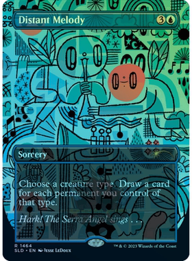 呆呆龙 万智牌 遥远旋律 平/闪 Secret lair SL 蓝色