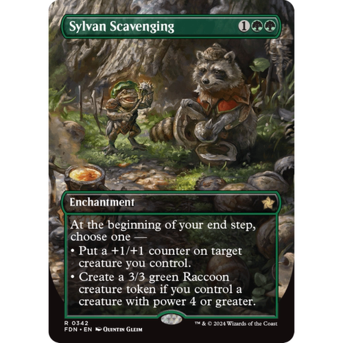 森林清还 Sylvan Scavenging 平/闪/异画 基石构筑 FDN 绿色 金