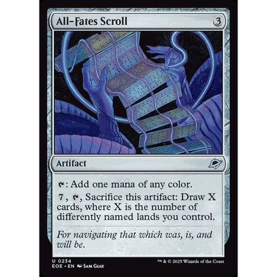 呆呆龙 万智牌 封命卷轴 All-Fates Scroll 平/闪 虚空边域 EOE