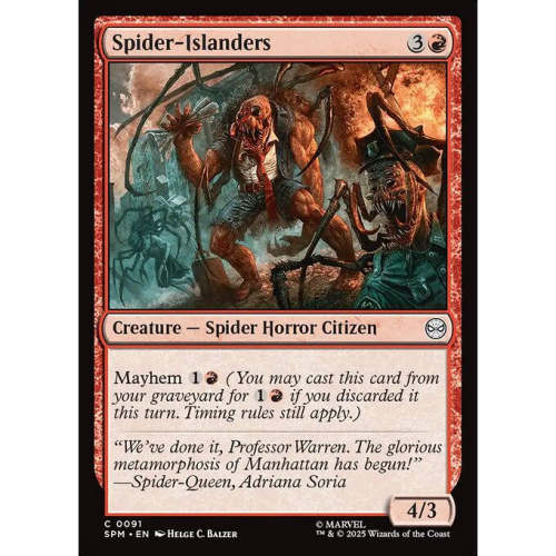 呆呆龙 万智牌 Spider-Islanders 蜘蛛岛民 平/闪 SPM 蜘蛛侠