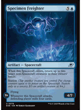 呆万智牌 样本货舰 Specimen Freighter 平/闪  虚空边域 EOE