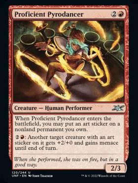 万智牌 英文 鸡飞4 UNF 平/闪/银河 Proficient Pyrodancer