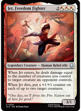万智牌 jet freedom fighter 自由斗士杰 TLA 平/闪