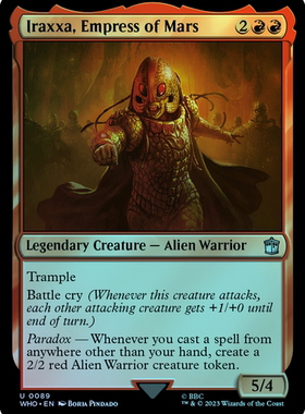 呆呆龙 万智牌 闪 火星皇后伊拉克萨 潮涌 英文 神秘博士 红色