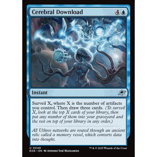 呆呆龙 万智牌 脑力下载 Cerebral Download 平/闪 虚空边域 EOE