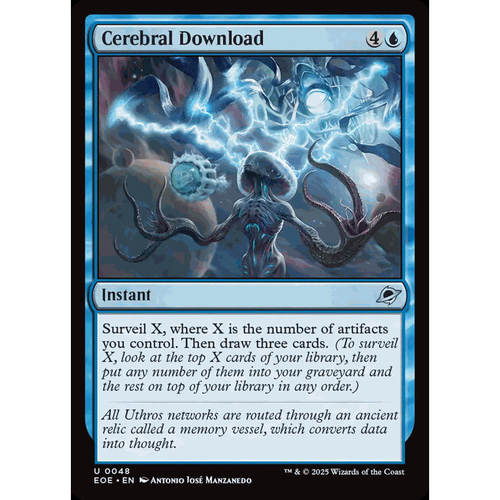 呆呆龙 万智牌 脑力下载 Cerebral Download 平/闪 虚空边域 EOE