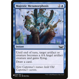 万智牌 majestic metamorphosis 庄严异变 英文 the list