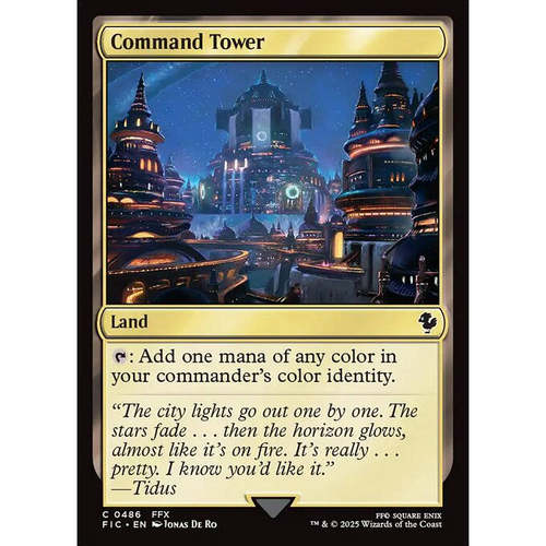 呆呆龙 万智牌 指挥塔 Command Tower 486 平/闪/扩画 最终幻想