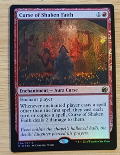 Curse 闪 Shaken 屈志 万智牌 依尼翠：黯影猎踪 英文