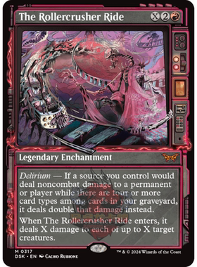 万智牌 The Rollercrusher Ride 夺命过山车 鬼屋惊魂 异画 平/闪