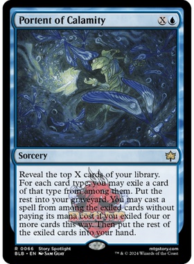 呆呆龙 万智牌 灾祸征兆 Portent of Calamity 0066 平/闪