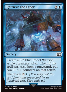 万智牌 夺回幻兽 Retrieve the Esper 平/闪/扩画/潮涌 最终幻想