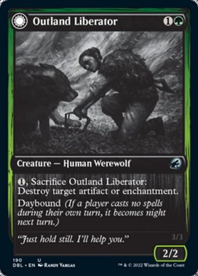 呆呆龙卡牌 万智牌 依尼翠 双系列 DBL 英文 平/闪 离乡救难人