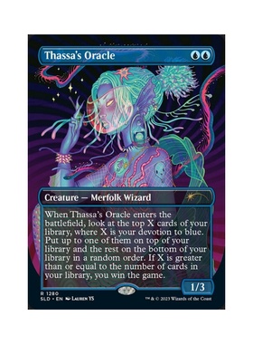 呆呆龙 万智牌 塔萨的先知 英文 扩画 闪 secret Lair SL 蓝色