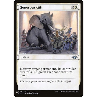 万智牌 MH1 11 generous gift 慷慨赠礼 the list