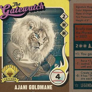 呆呆龙卡牌 万智牌 金鬃阿耶尼 英文 闪 Secret Lair SLD