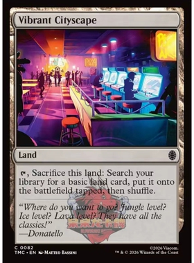 万智牌 TMC 忍者神龟 Vibrant Cityscape 生机城景 平/闪