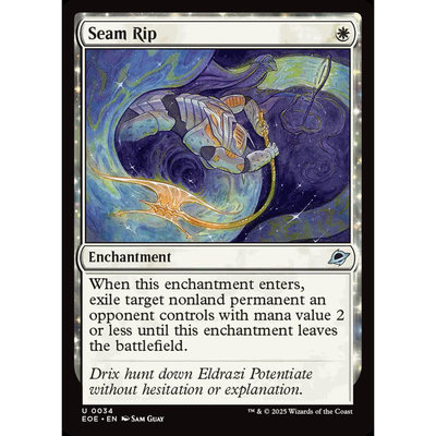 呆呆龙 万智牌 接缝裂痕 Seam Rip 平/闪 虚空边域 EOE