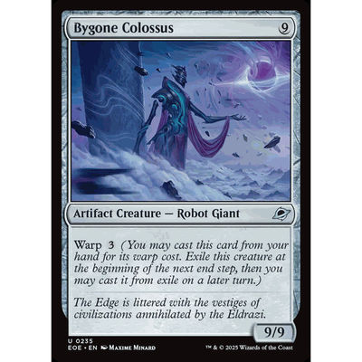 呆呆龙 万智牌 往昔巨像 Bygone Colossus 平/闪 虚空边域 EOE