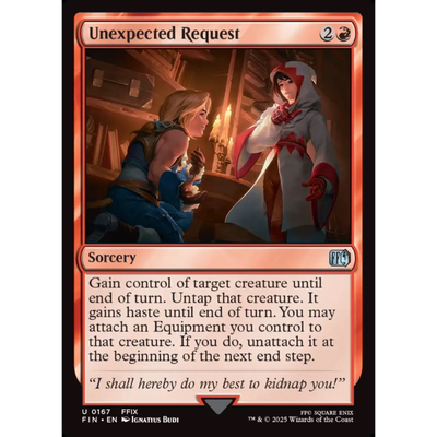 万智牌 意外请求 Unexpected Request 平/闪/扩画/潮涌 最终幻想