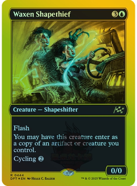 万智牌 闪 蜡仿窃形贼 Waxen Shapethief 英文 冠军闪 乙太漂移