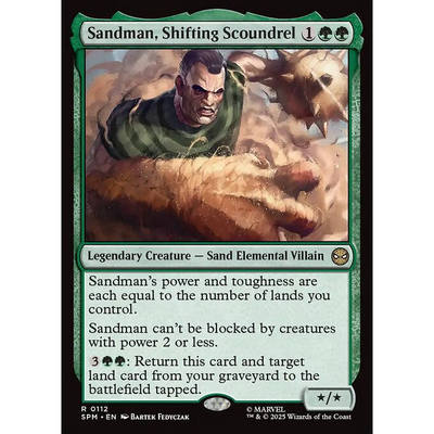 万智牌 Sandman, Shifting Scoundrel 多变恶棍沙人 平/闪/扩画