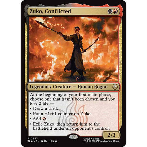 万智牌 Zuko, Conflicted 内心纠结的苏科 TLA 异画 平/闪
