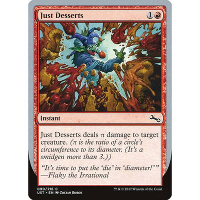 呆呆龙卡牌 万智牌 Just Desserts 闪 英文 鸡飞3