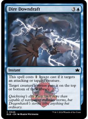 呆呆龙 万智牌 猛烈恶风 Dire Downdraft 0046 平/闪