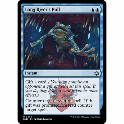 万智牌 长河拉拽 Long River's Pull 0058 平/闪 斑隆洛 BLB