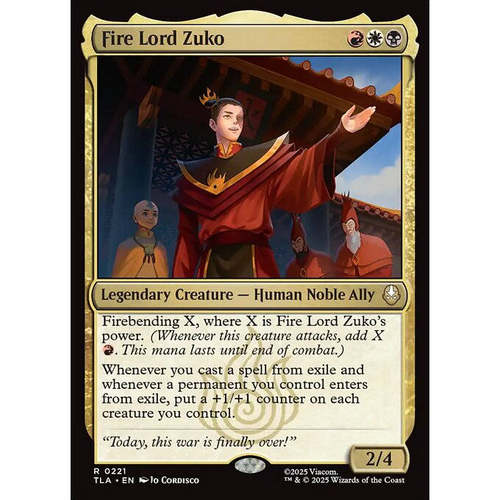 万智牌 Fire Lord Zuko 烈火君苏科 TLA 异画 平/闪