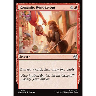 呆呆龙 万智牌 Romantic Rendezvous 浪漫约会 平/闪 SPM 蜘蛛侠