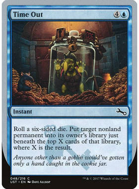 呆呆龙卡牌 万智牌 Time Out 闪 英文 鸡飞3