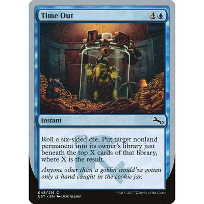 呆呆龙卡牌 万智牌 Time Out 闪 英文 鸡飞3