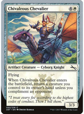 呆呆龙卡牌 万智牌 Chivalrous Chevalier 闪 万智牌 鸡飞3