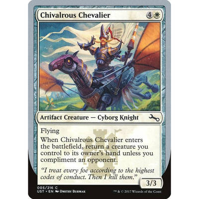 呆呆龙卡牌 万智牌 Chivalrous Chevalier 闪 万智牌 鸡飞3