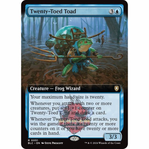 万智牌 廿蚪蟾蜍 Twenty-Toed Toad 51 斑隆洛指挥官 扩画 平/闪