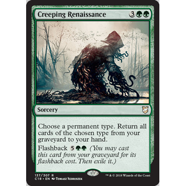 呆呆龙卡牌 万智牌 可怖复起 C18 英文 指挥官2018