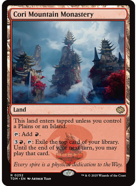 万智牌 鞑契 龙岚录 Cori Mountain Monastery 科黎山脉寺院