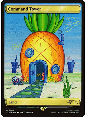 呆呆龙卡牌 万智牌 指挥塔 海绵宝宝 英文 Secret lair SL