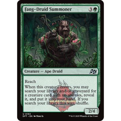 万智牌 尖牙德鲁伊召唤师 Fang-Druid Summoner 平/闪 乙太漂移