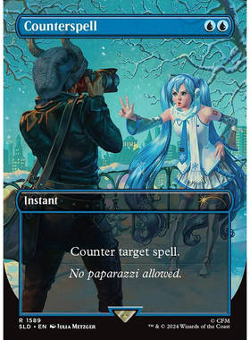 呆呆龙 万智牌 反击咒语 日文/英文 平/闪 Secret lair SL 蓝色