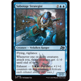 万智牌 破坏策士 Sabotage Strategist 英文 平/闪/异画 乙太漂移