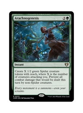 呆呆龙卡牌 万智牌 蜘蛛创生 简中/英文 平 指挥官大师 绿色 金