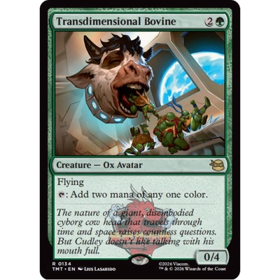 万智牌 TMT Transdimensional Bovine 跨次元牛头 扩画 平/闪