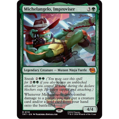 TMT Michelangelo, Improviser 机灵应变米开朗基罗 异画 平/闪