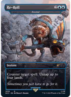 呆呆龙 万智牌 倒退 平/闪 Secret lair SL 蓝色