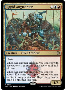 万智牌 BLC 心急增现师 Rapid Augmenter 038 斑隆洛指挥官 多色