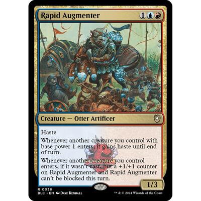 万智牌 BLC 心急增现师 Rapid Augmenter 038 斑隆洛指挥官 多色