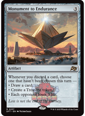 万智牌 坚忍纪念碑 Monument to Endurance 英文 平/闪 乙太漂移